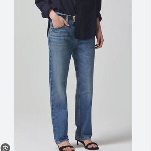 Citizens of Humanity‎ Neve Jeans Low Slung Relaxed Straight Size 28 NEW Oasis